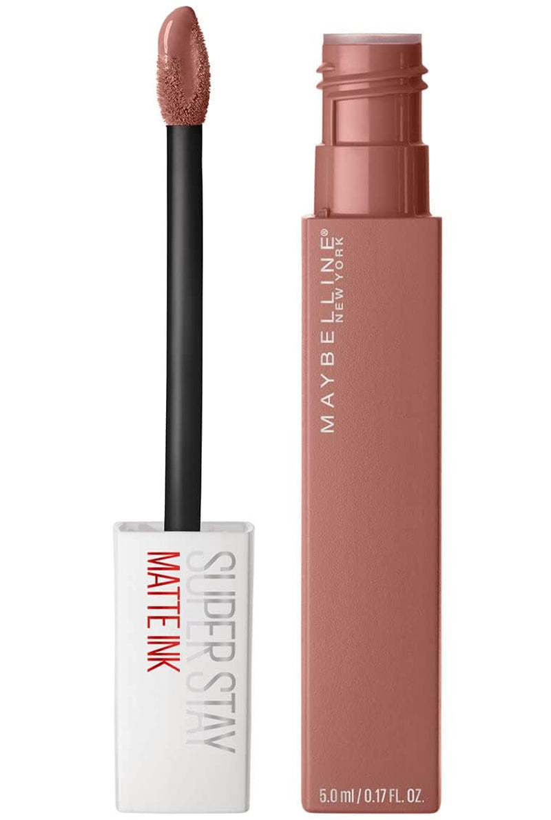 Super Stay Matte Ink Liquid Lipstick Makeup, Long Lasting High Impact Color, up to 16H Wear, Exhilarator, Ruby Red, 1 Count, Packaging May Vary