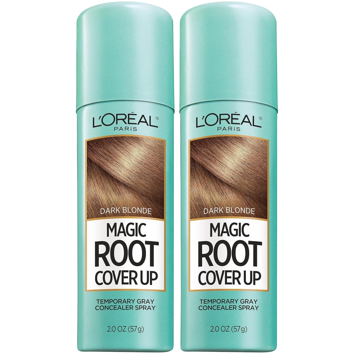 Root Cover up Temporary Gray Concealer Spray, Hair Color Spray with Filling & Thickening Coverage, Dark Brown, Packaging May Vary