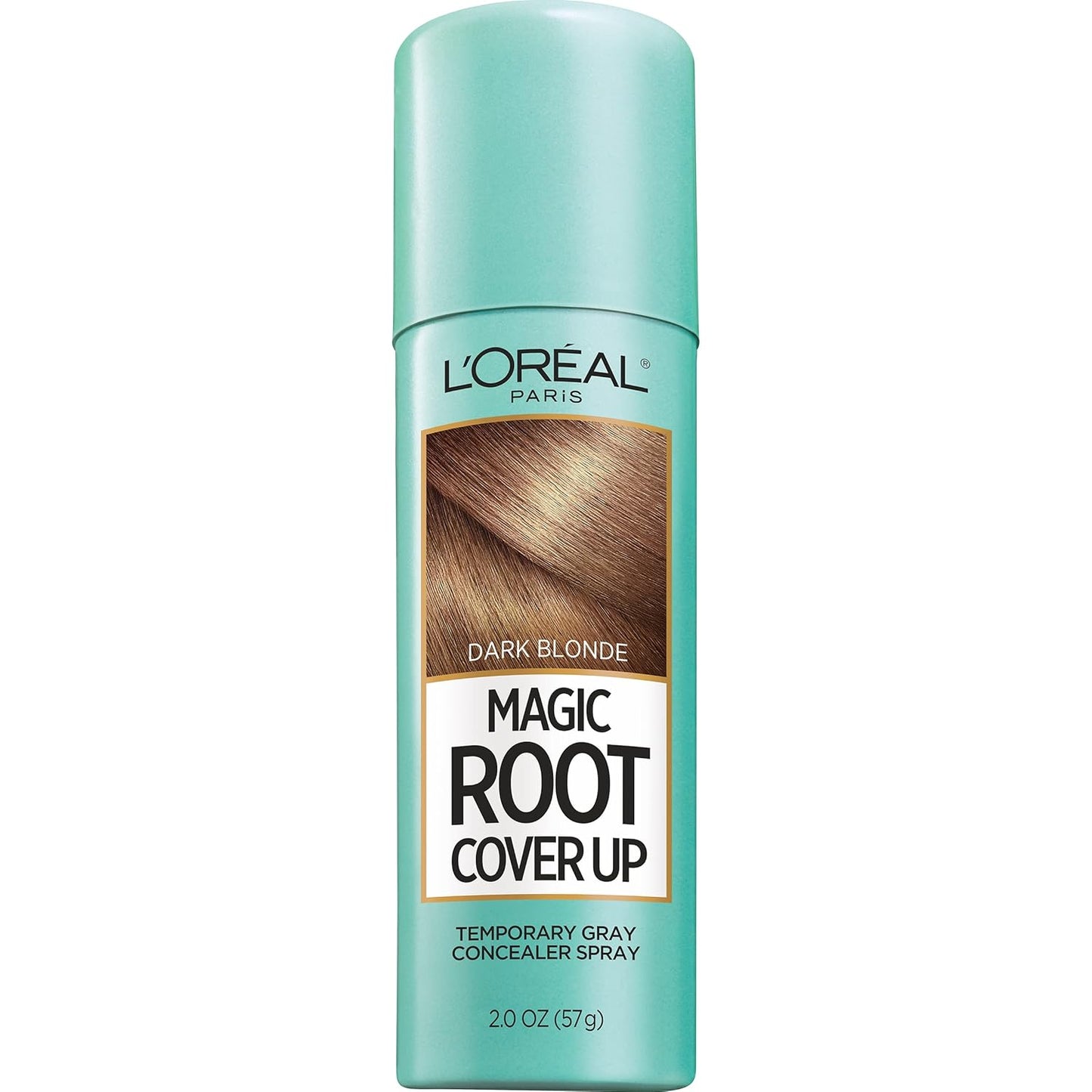 Root Cover up Temporary Gray Concealer Spray, Hair Color Spray with Filling & Thickening Coverage, Dark Brown, Packaging May Vary