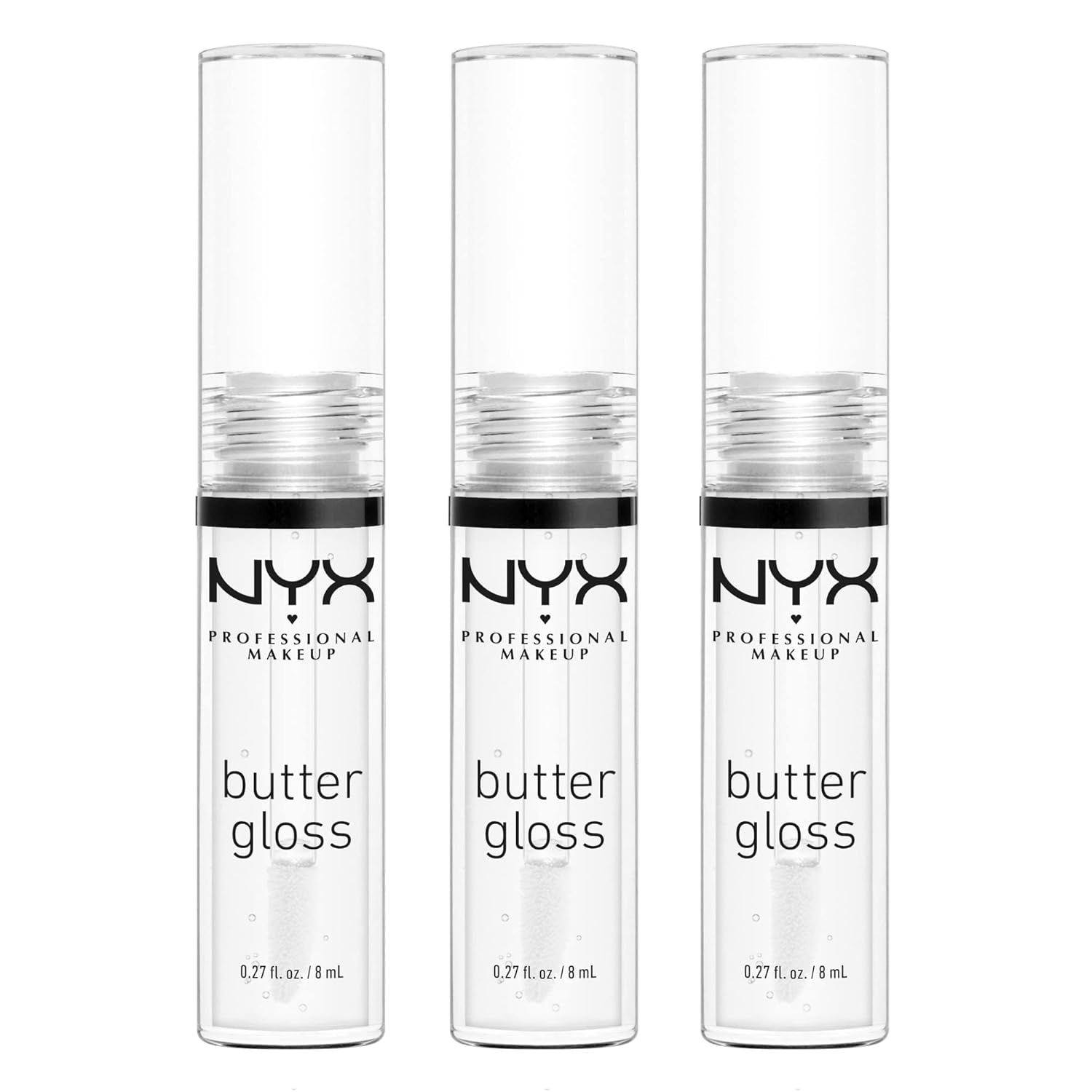 Butter Gloss, Non-Sticky Lip Gloss - Sugar Glass (Clear)