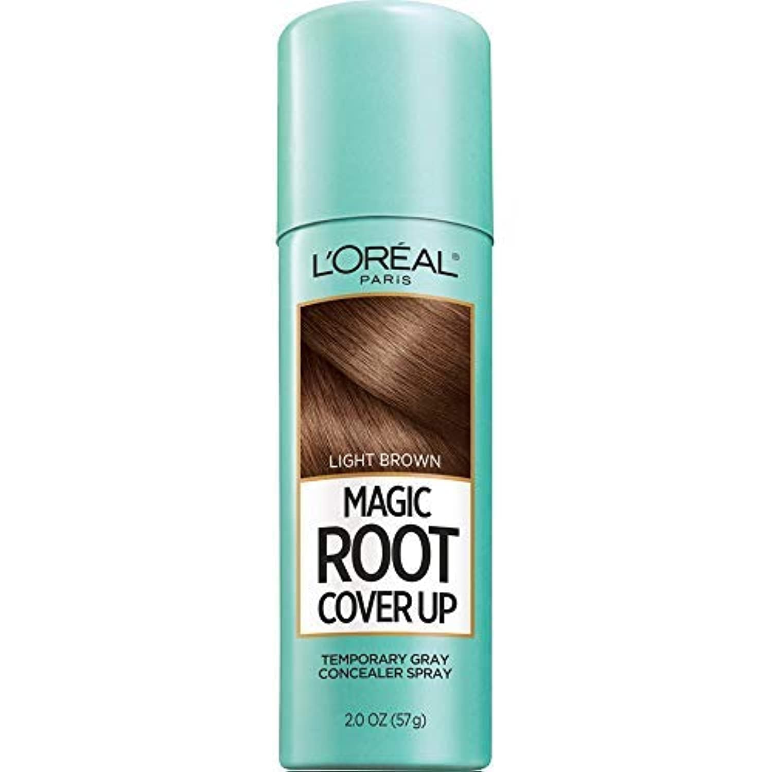 Root Cover up Temporary Gray Concealer Spray, Hair Color Spray with Filling & Thickening Coverage, Dark Brown, Packaging May Vary