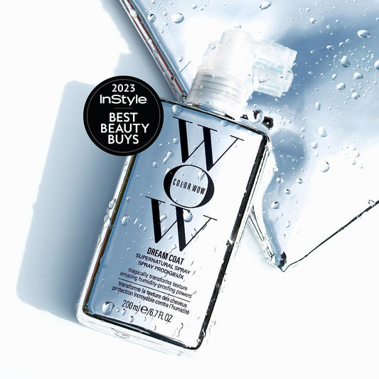 COLOR WOW Dream Coat Supernatural Spray – Keep Your Hair Frizz-Free and Shiny No Matter the Weather with Award-Winning Anti-Humidity Treatment