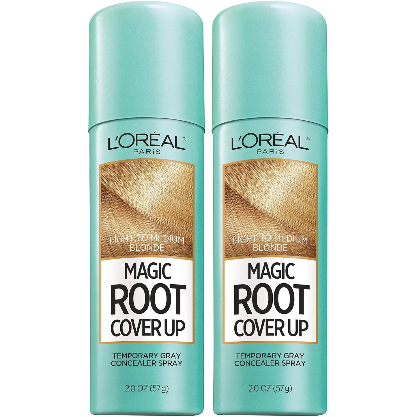 Root Cover up Temporary Gray Concealer Spray, Hair Color Spray with Filling & Thickening Coverage, Dark Brown, Packaging May Vary