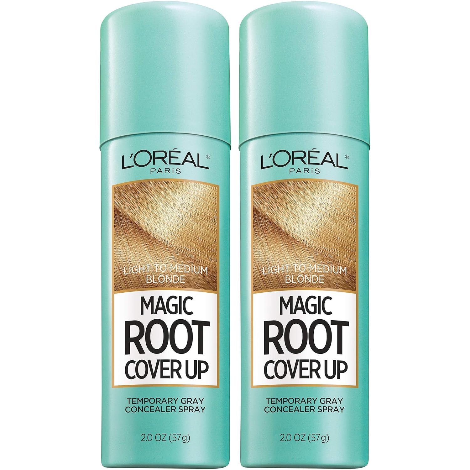 Root Cover up Temporary Gray Concealer Spray, Hair Color Spray with Filling & Thickening Coverage, Dark Brown, Packaging May Vary