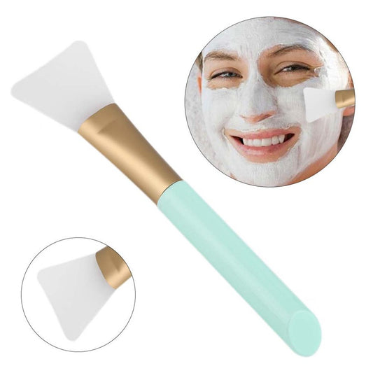 2 PCS Face Mask Beauty Tool Soft Silicone Facial Mud Mask, Brush Hairless Body Lotion and Butter Applicator