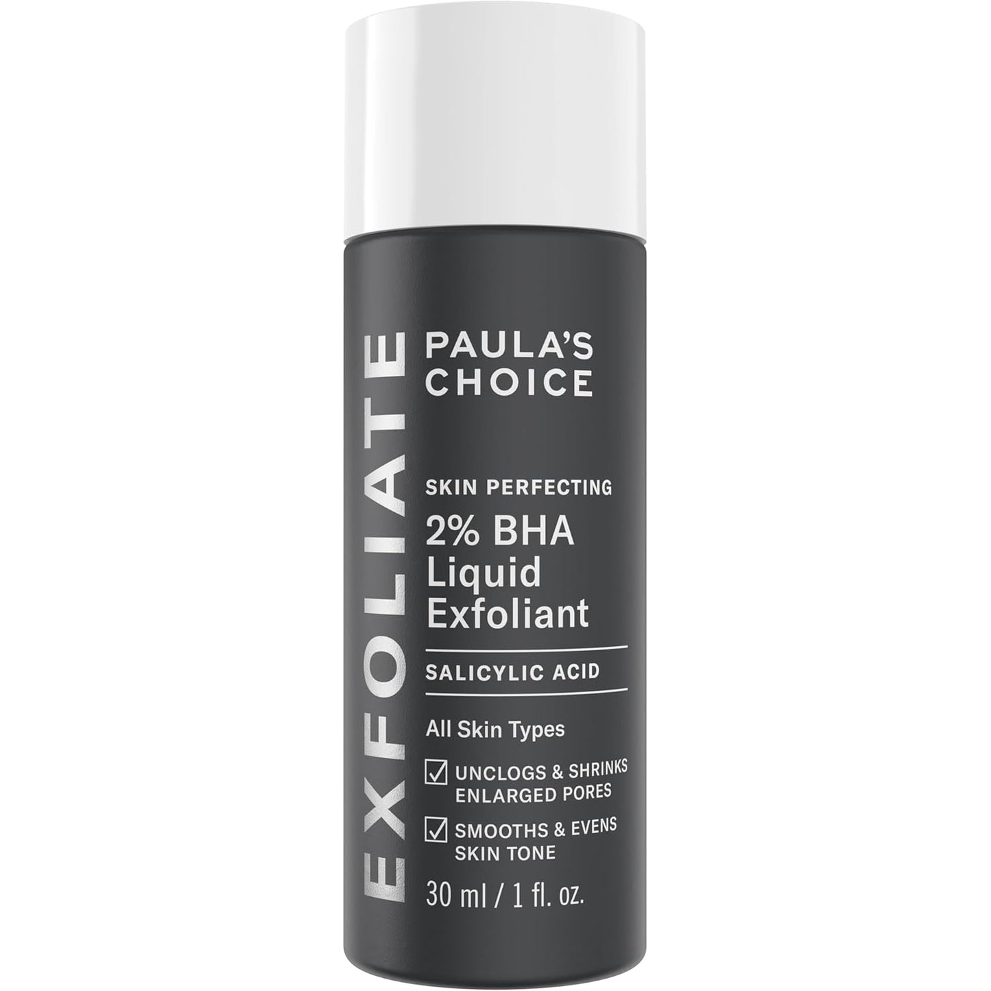 SKIN PERFECTING 2% BHA Liquid Salicylic Acid Exfoliant-Facial Exfoliant for Blackheads, Enlarged Pores, Wrinkles & Fine Lines